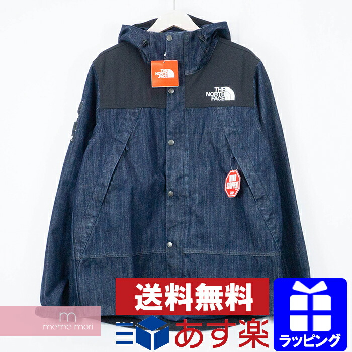 supreme the north face denim dot shot jacket