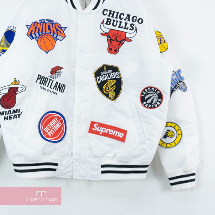 supreme nba jacket white