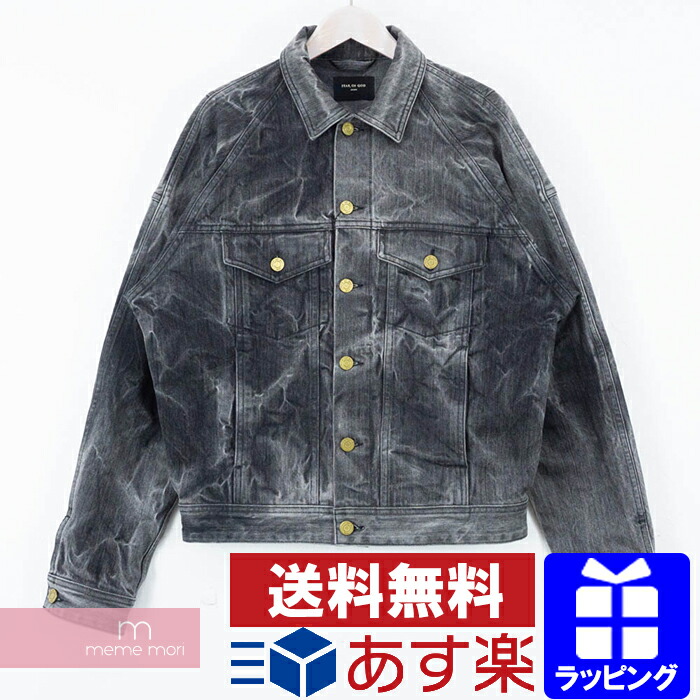クラシックデニムジャケット FEAR OF GOD Classic Denim Jacket プレゼント フィアオブゴッド ジージャン ギフト サイズS 【48時間限定!全品ポイント10倍!5/21(火)19:59まで】 【190320】 ブラック
