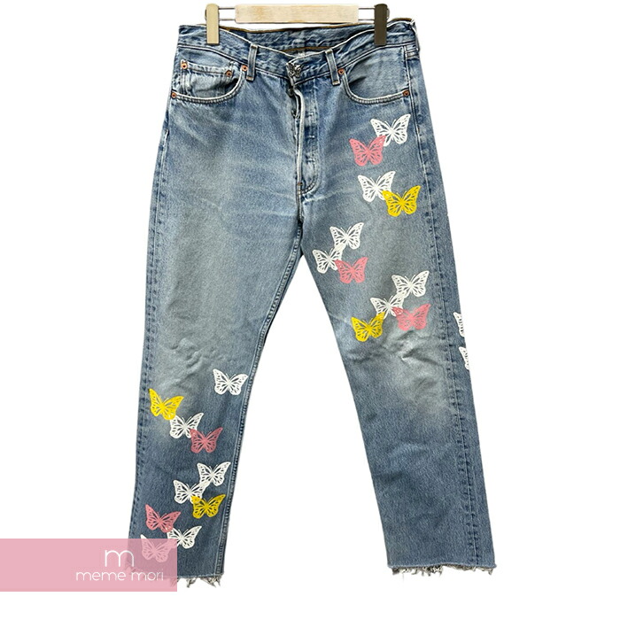 【楽天市場】ABOUT DREAMS Butterfly Jeans アバウトドリームズ バタフライジーンズ デニムパンツ バタフライプリント
