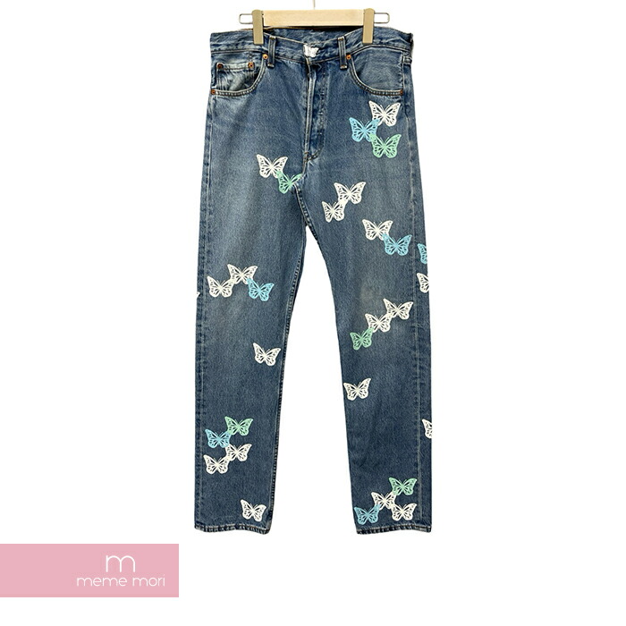 【楽天市場】ABOUT DREAMS Butterfly Jeans アバウトドリームズ バタフライジーンズ デニムパンツ バタフライプリント