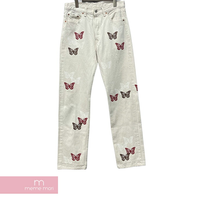 【楽天市場】ABOUT DREAMS Butterfly Jeans アバウトドリームズ バタフライジーンズ デニムパンツ バタフライプリント