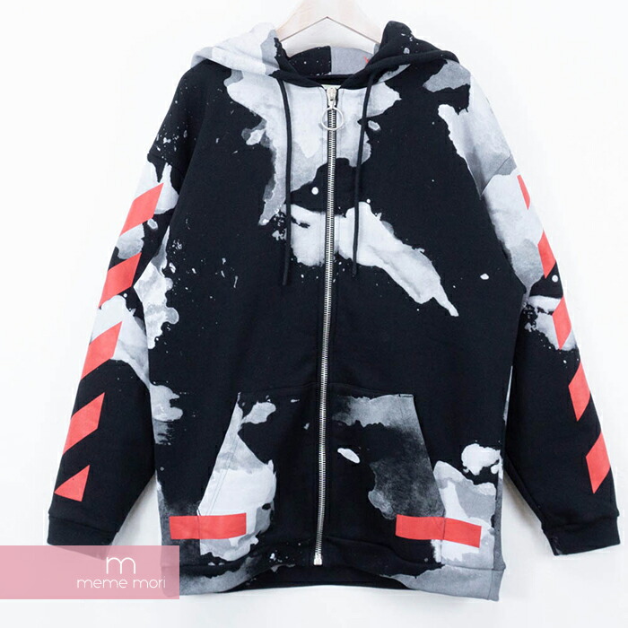 off white liquid hoodie