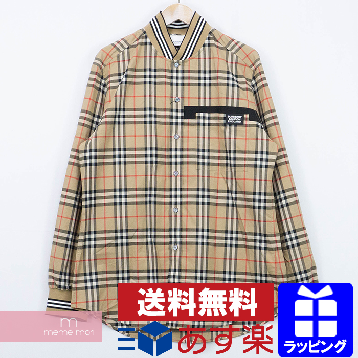 burberry check cotton shirt