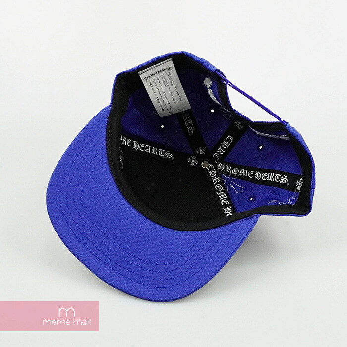 無料長期保証 Chrome Hearts Cross Patch Baseball Cap クロムハーツ クロスパッチベースボールキャップ 帽子 クロスボール オンライン限定 ブルー 210419 新古品 Me04 激安の Ihmc2021 Com