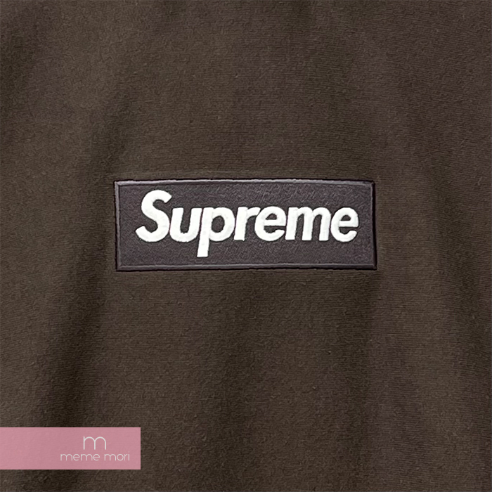 Supreme 2021AW Box Logo Hooded Sweatshirt Dark Brown シュプリーム