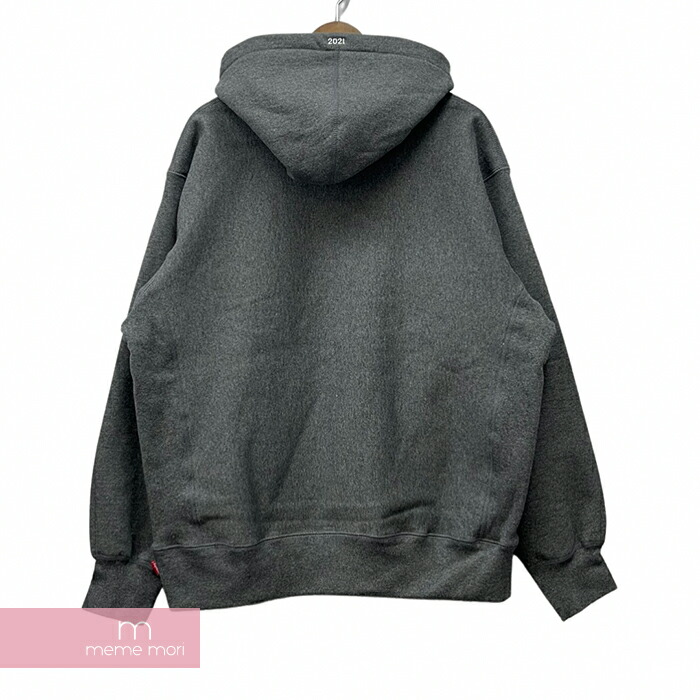supreme box logo パーカー チャコール charcoal XL | comonuevo.com.co