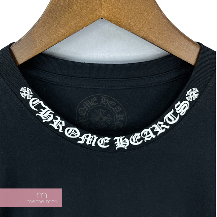 CHROME HEARTS Neck クロムハーツ Tee 半袖カットソー ブラック ポケT