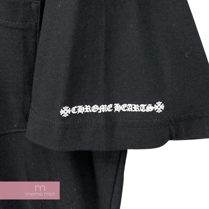 CHROME HEARTS Neck クロムハーツ Tee 半袖カットソー ブラック ポケT