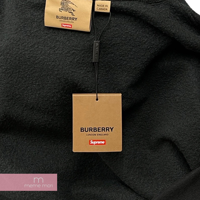 Supreme×Burberry 2022SS Box Logo Hooded パーカー Sweatshirts