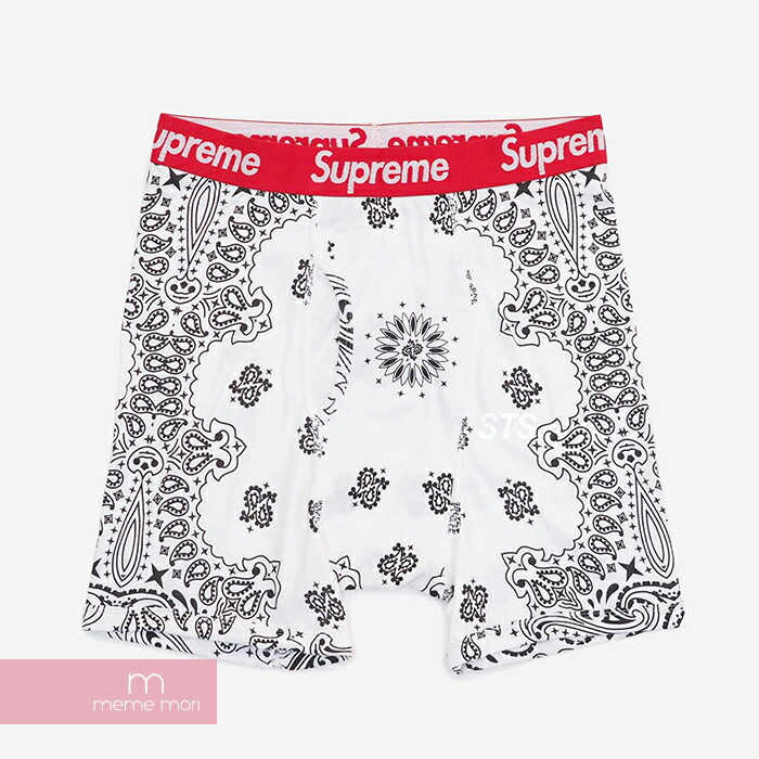 引出物 2枚セットSupreme Hanes Bandana Boxer Briefs