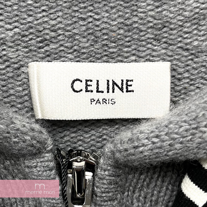 CELINE 2021AW Oversized 2A77O373N Zip Hoodie Wool カシミヤウール