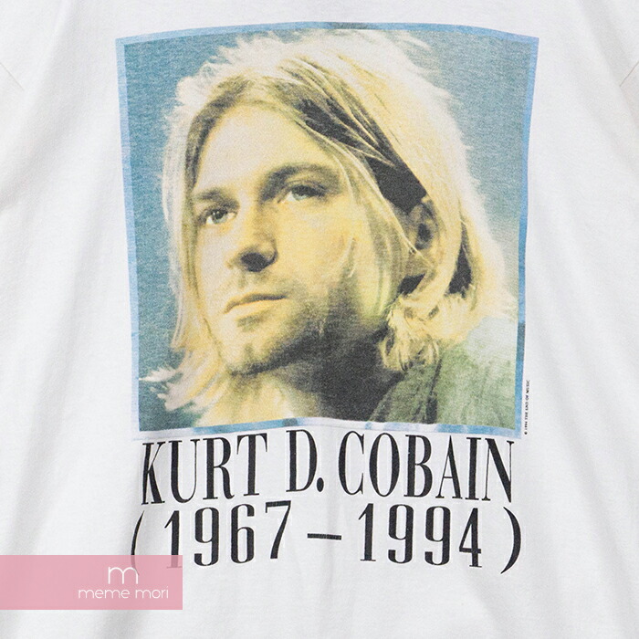 海外最新 中古 Vintage カートコバーン追悼 丈リメイク コットン Blk プリント メンズウェア Tシャツ カットソー Esehotel Lt