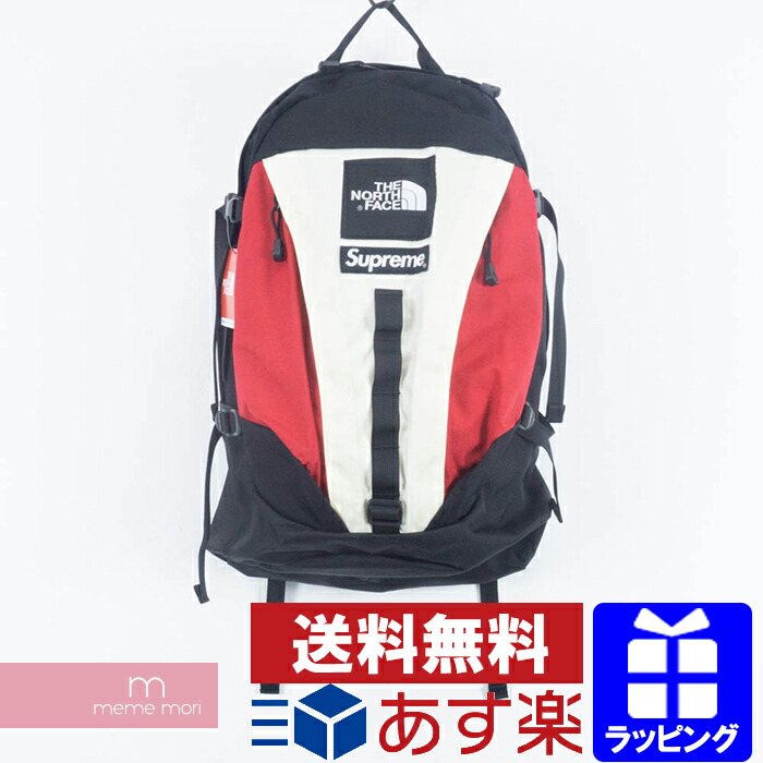 north face supreme backpack red