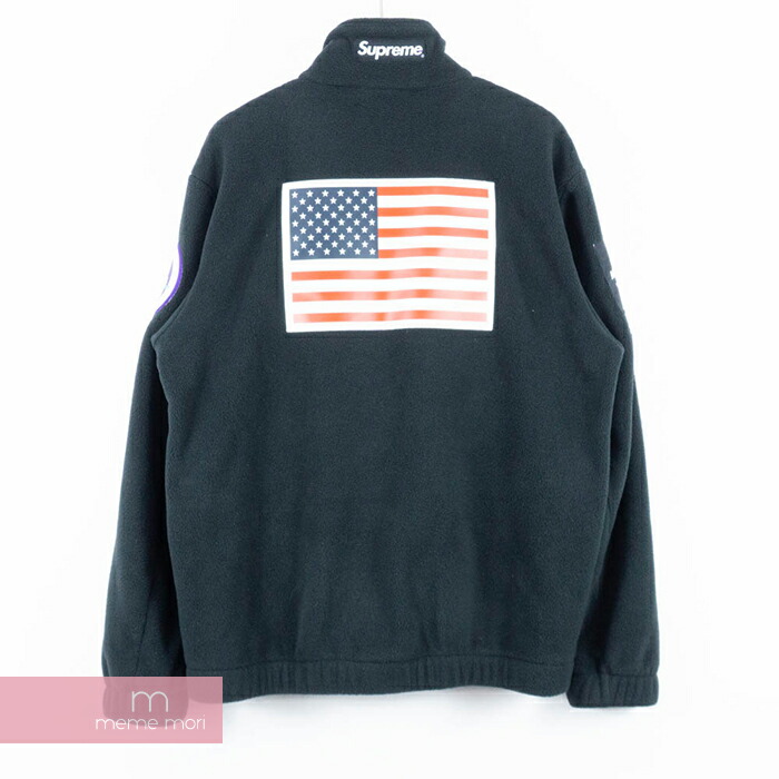 supreme x north face flag jacket