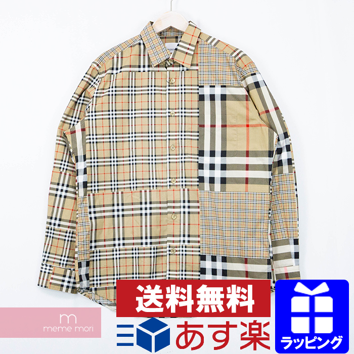 burberry beige check shirt