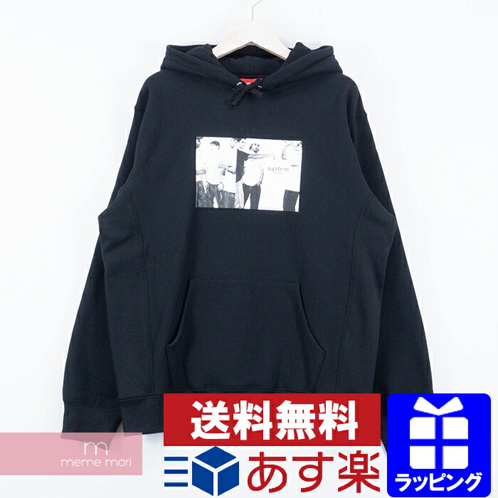 supreme classic ad hooded sweatshirt black