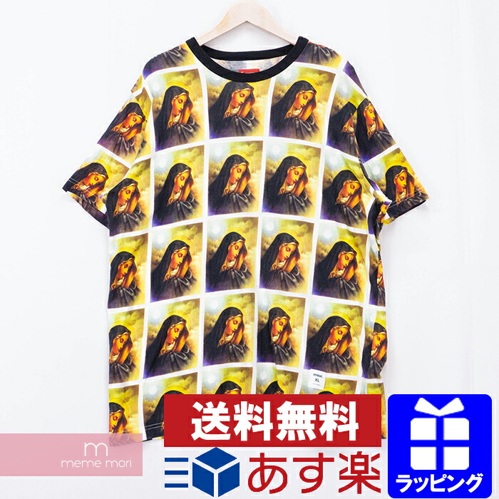 楽天市場 Supreme 13aw Virgin Mary Tee シュプリーム ヴァージンマリーtシャツ 半袖カットソー 総柄プリント イエロー マルチカラー サイズxl 0518 中古 B Meme Mori