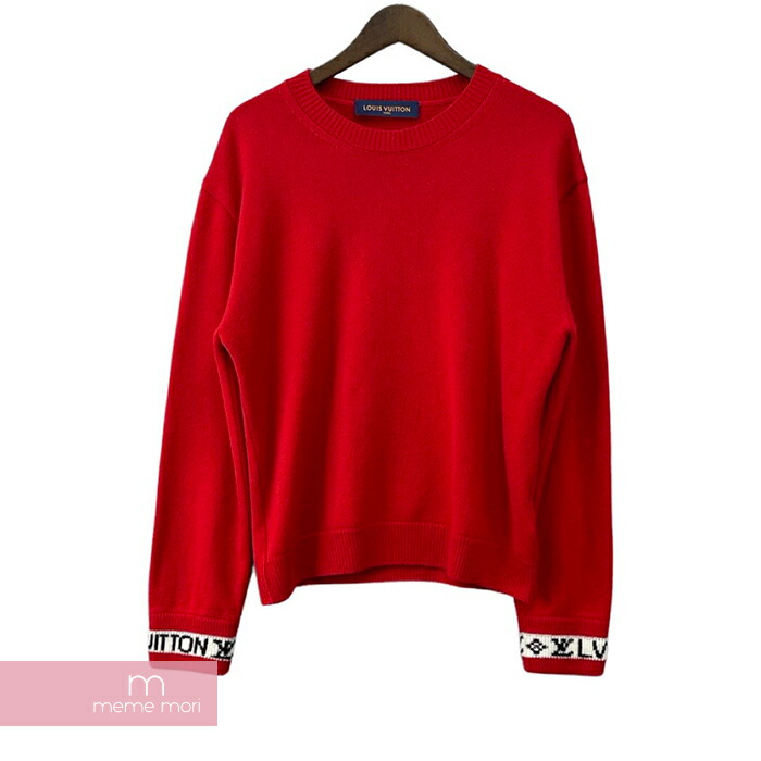 【楽天市場】LOUIS VUITTON 2021AW LV Cuffs Cashmere Crewneck 1A97OI LVカフスカシミヤ