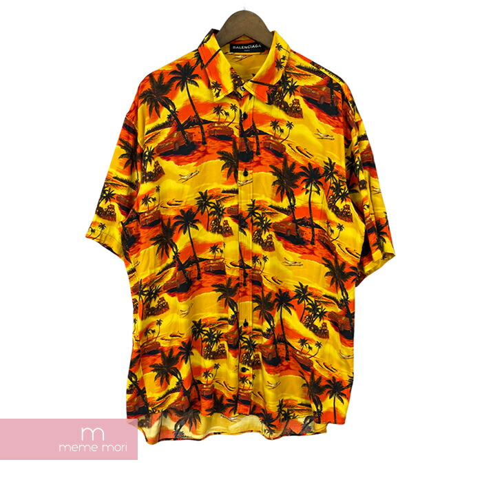 balenciaga hawaiian shirt