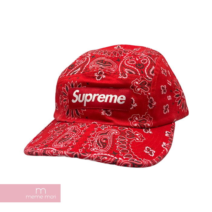 Supreme 21ss Bandana Camp Cap シュプリーム バンダナキャンプキャップ 帽子 ペイズリー レッド 新古品 Me04 Officeshields Com