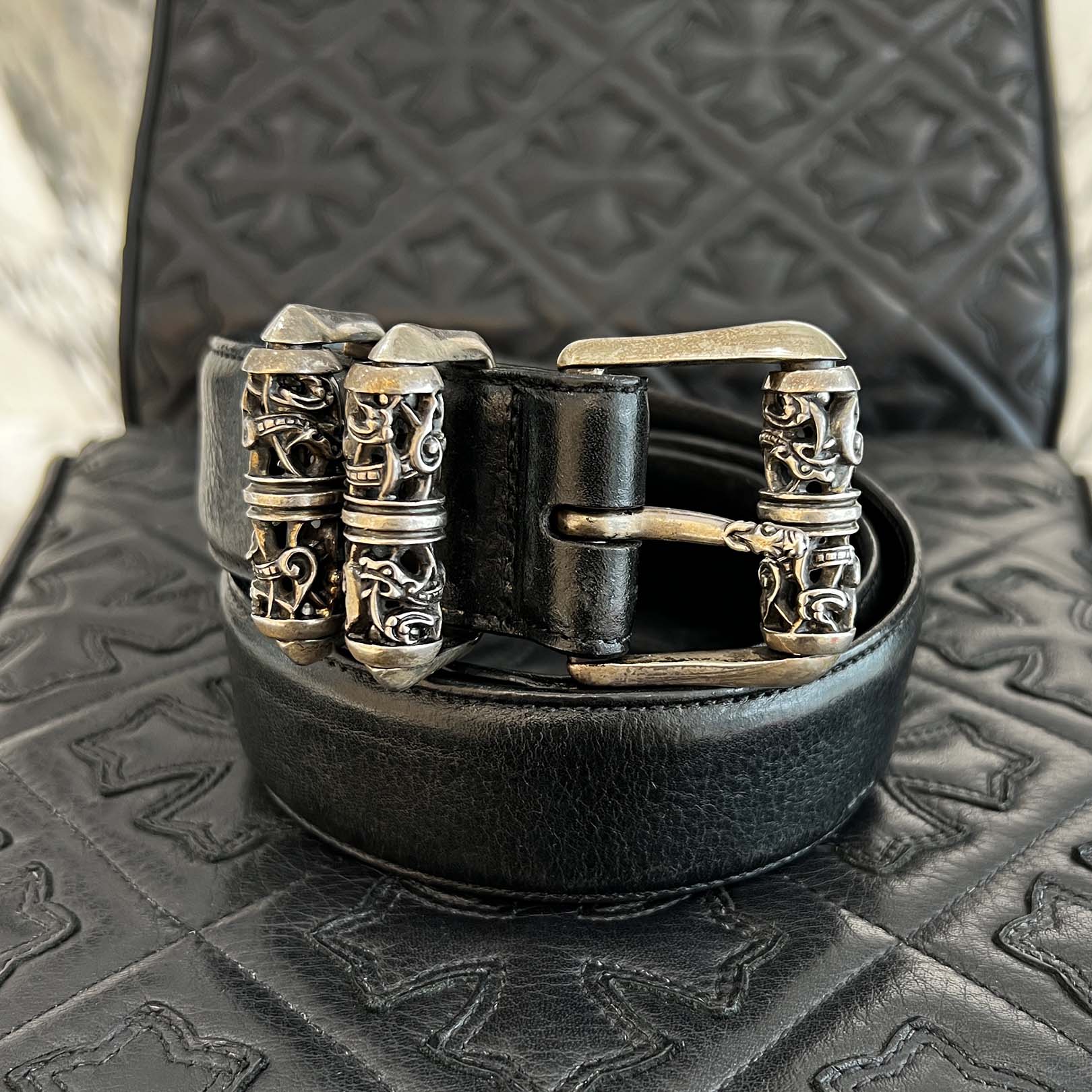 楽天市場】【CHROME HEARTS クロムハーツ Belt ベルト】3ピース