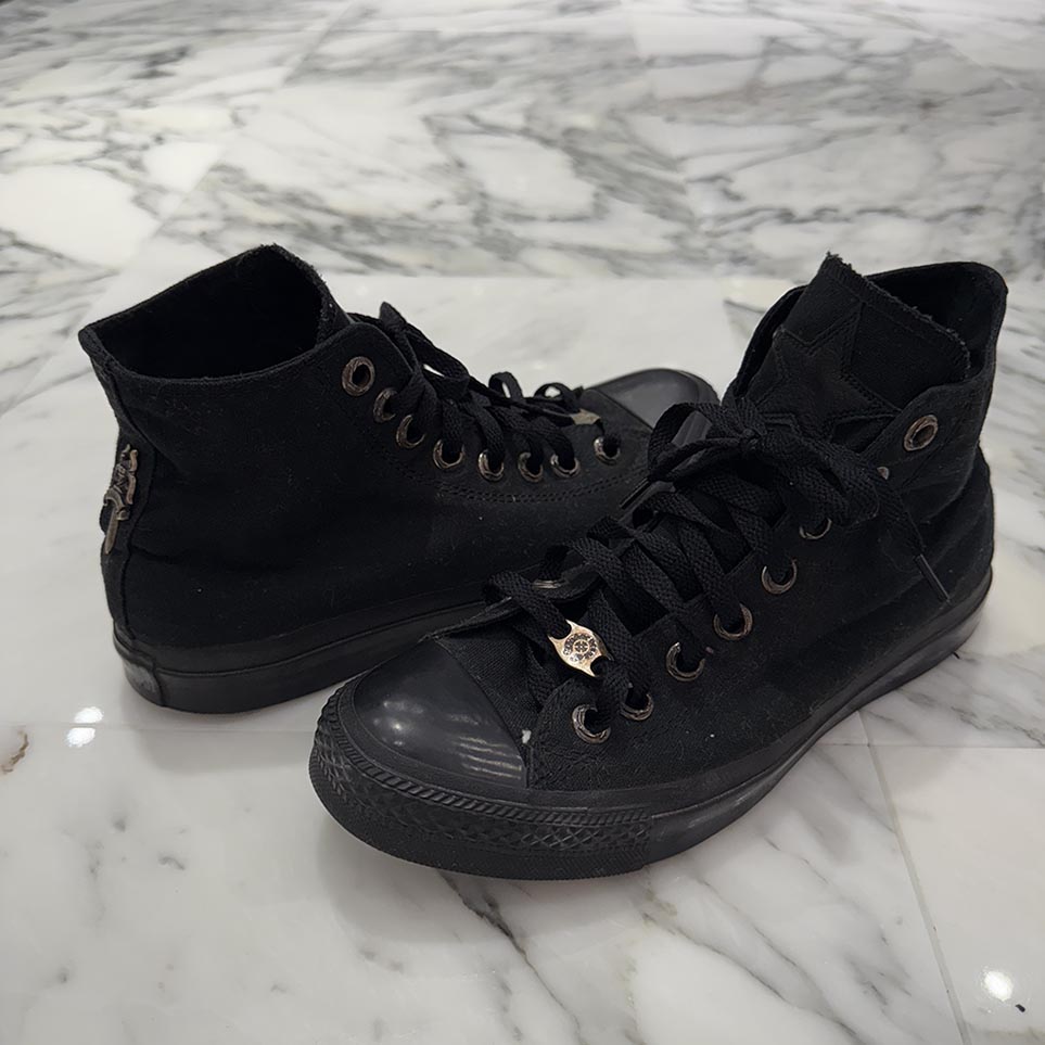 楽天市場】CHROME HEARTS CONVERSE SNEAKER ALL STAR CHUCK TAYLOR HI
