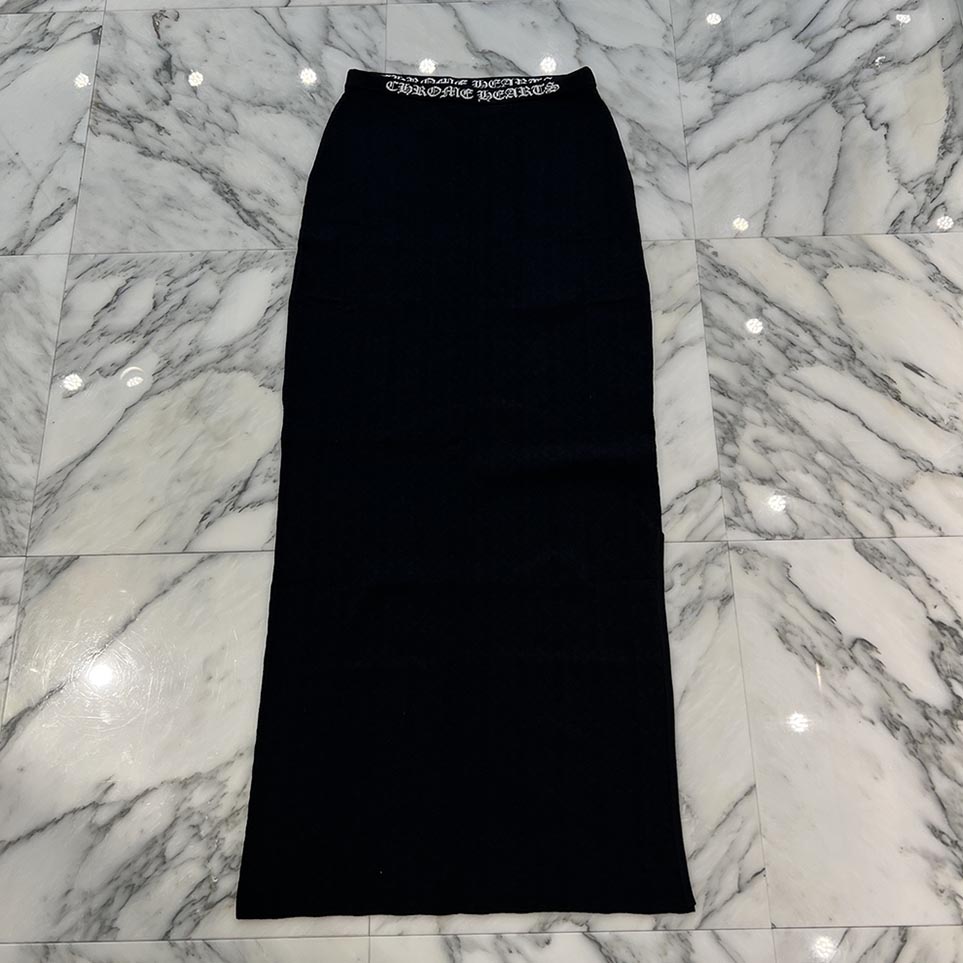 +CHROME HEARTS+ レディース ブラック スカート WOMENS SKIRT CHROME HEARTS(クロムハーツ)のレディース スカート 人気