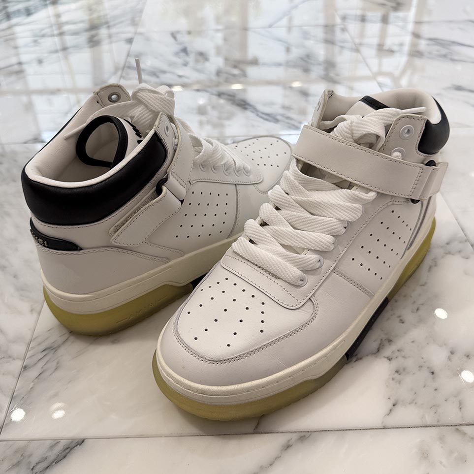 アミリ スカルトップスニーカー ホワイト/ベージュ 楽天市場】AMIRI(アミリ) サイズ:42 SKEL TOP HI スカルトップ