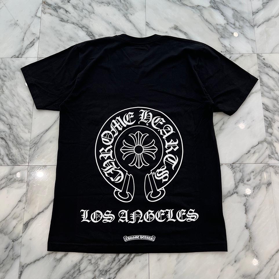 【CHROME HEARTS】マイアミ限定ホースシュー ポケットL/STシャツ クロムハーツTシャツオレンジセメタリークロスブラック|クロム