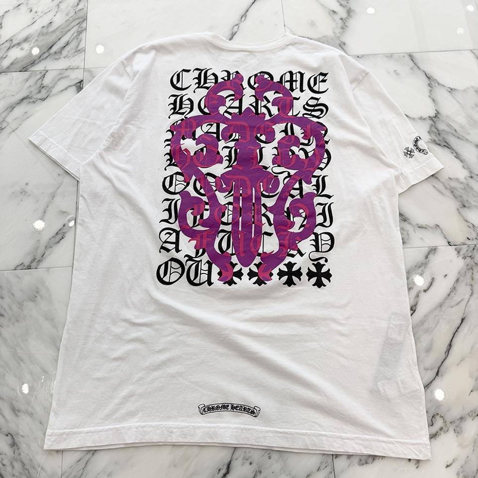 CHROME HEARTS ダガーアイチャート ロンT CHROME HEARTS Dagger Eye Chart Long Sleeve Tee Size XL