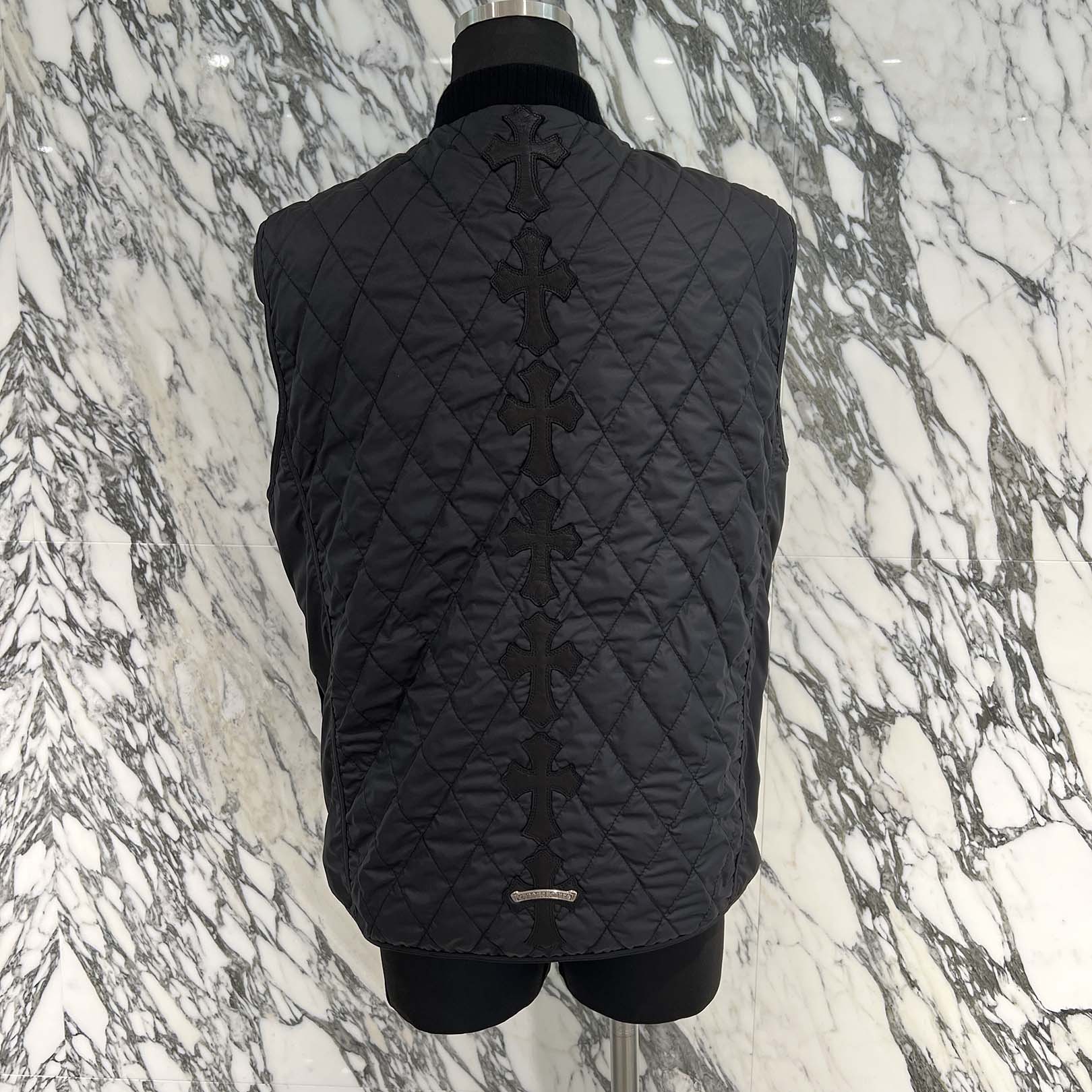 CHROME HEARTS ダガージップ ニットベスト カシミヤ100 Mサイズ CHROME