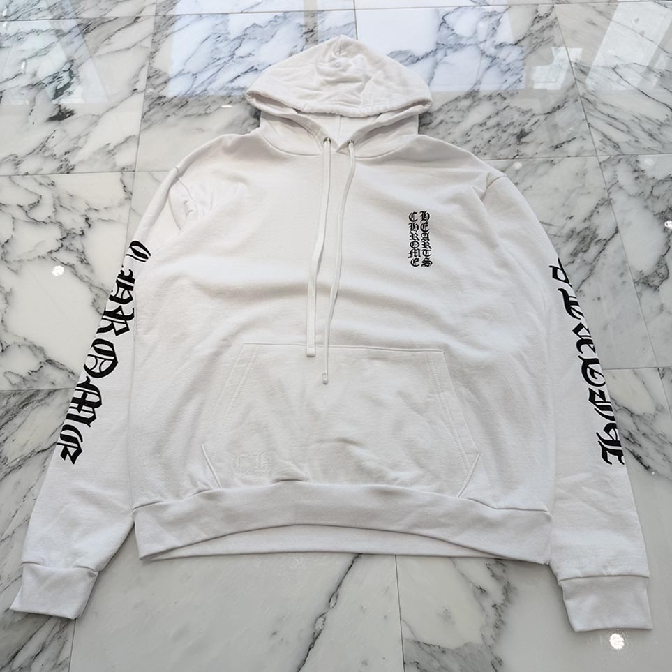 クロムハーツ SWTSHRT PLVR CHプラス総柄パーカー クロムハーツ SWTSHRT PLVR プルオーバーパーカー 袖フローラル