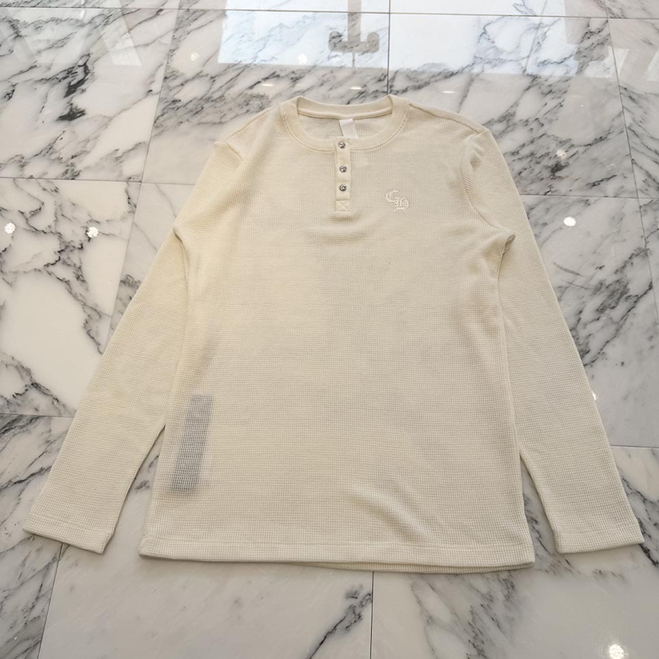 楽天市場】CHROME HEARTS HENLEY T-SHIRT CHARCOAL GRAY クロムハーツ