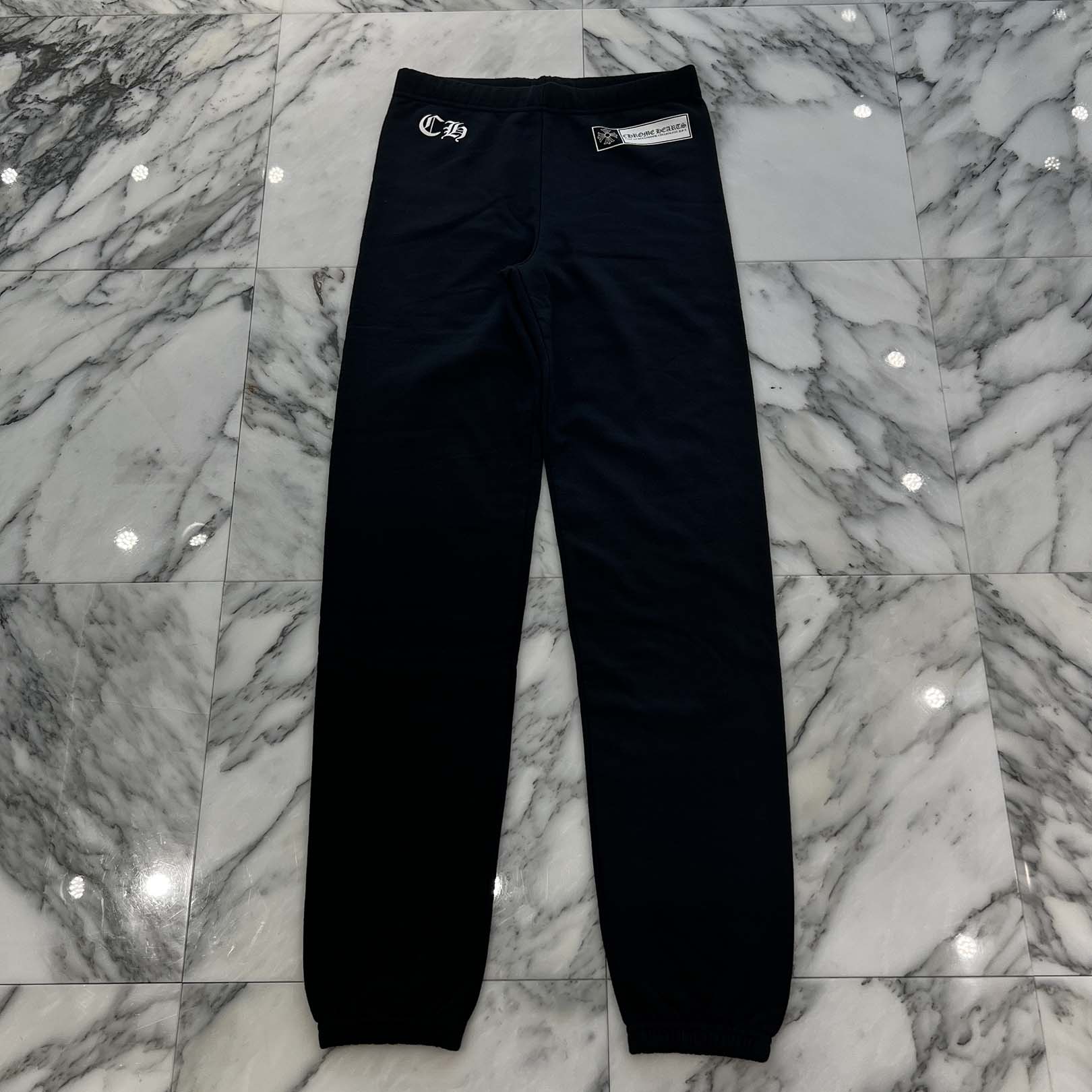 ✨新品未使用✨クロムハーツ　ロゴ　スウェットパンツ　size M CHROME HEARTS クロムハーツ パンツ ロゴスウェットパンツ ブラック