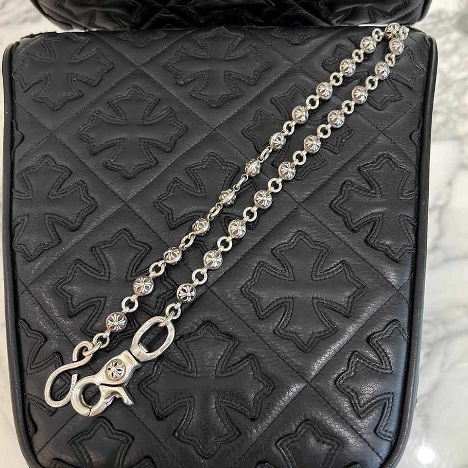 クロムハーツ　ボタンCHROMEHEARTSブレスリングデニムウォレットチェーン 楽天市場】クロムハーツ【CHROMEHEARTS】ボックスBリング