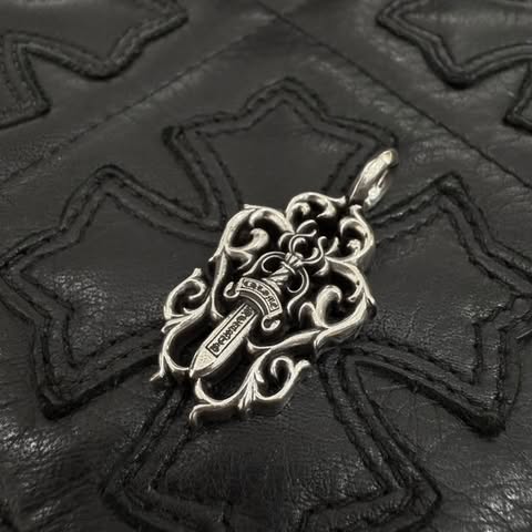 CHROMEHEARTSクロムハーツパースチェンジダガー付属品有自身購入 CHROME HEARTS クロムハーツ（原本有） Z /CHNG PURS2 ダガーZIP