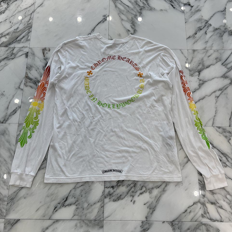 楽天市場】CHROME HEARTS Back Grad Circle Logo L/S Tee クロムハーツ