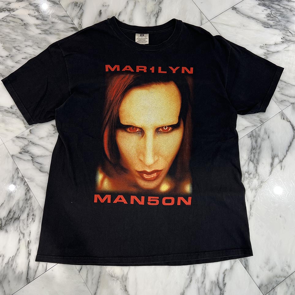 楽天市場】VINTAGE 90s MARILYN MANSON EURO BOOTLEG SWEAT