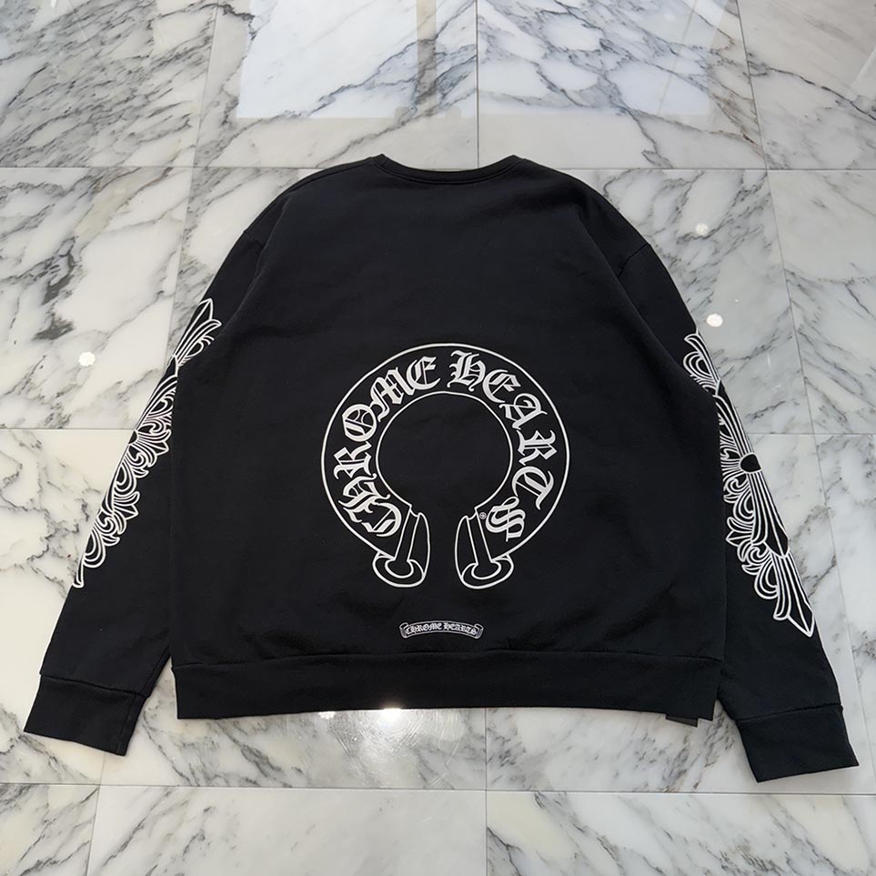 。*様 CHROME HEARTS トレーナー フローラルクロス XXL CHROME HEARTS トレーナー フローラルクロス XXL