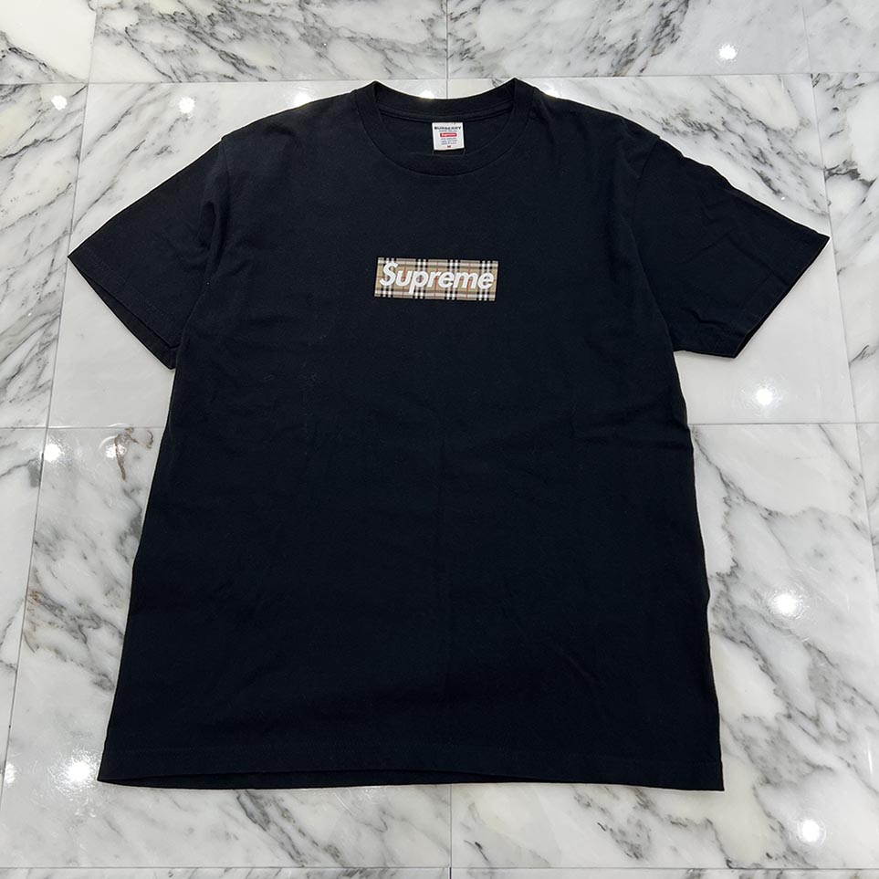 シュプリーム バーバリー Tシャツ Supreme 【値下げ】Supreme×BURBERRY ボックスロゴ半袖Tシャツ