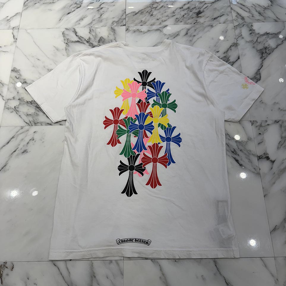 chromehearts セメタリークロス　マルチカラーtシャツ Lサイズ 楽天市場】CHROME HEARTS クロムハーツ マルチカラー セメタリークロス