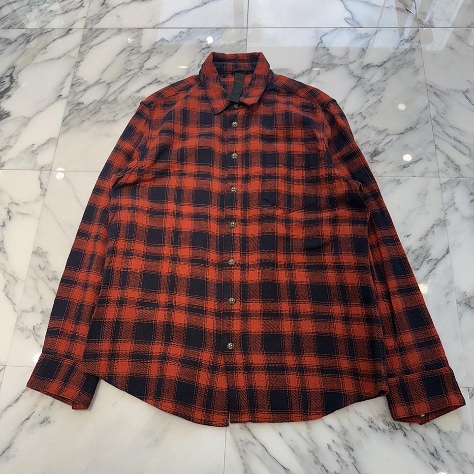 楽天市場】CHROME HEARTS Y NOT CH Plus Leather Patch Flannel Check