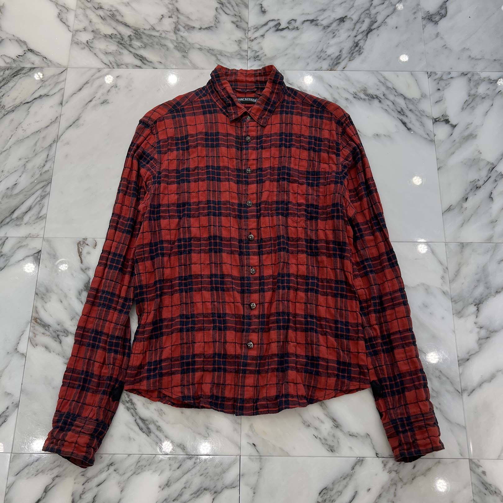 楽天市場】CHROME HEARTS Y NOT CH Plus Leather Patch Flannel Check