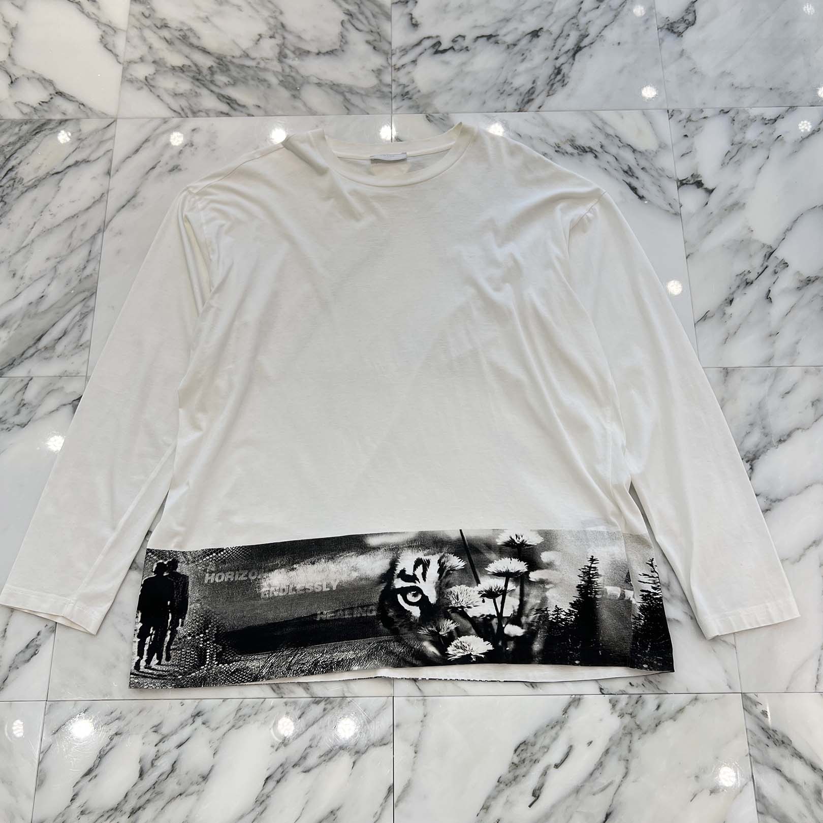 楽天市場】PRADA プラダ ロンT 長袖Tシャツ メンズ ロングTシャツ