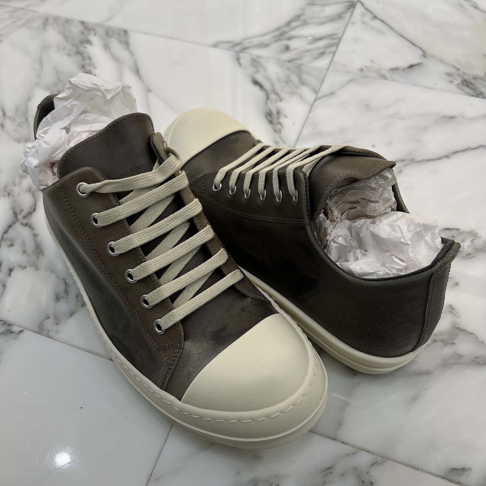 極美品 Rick Owens レベルランナーローⅡ 26.5 リックオウエンス adidas by Rick Owens(RO LEVEL RUNNER LOW II)