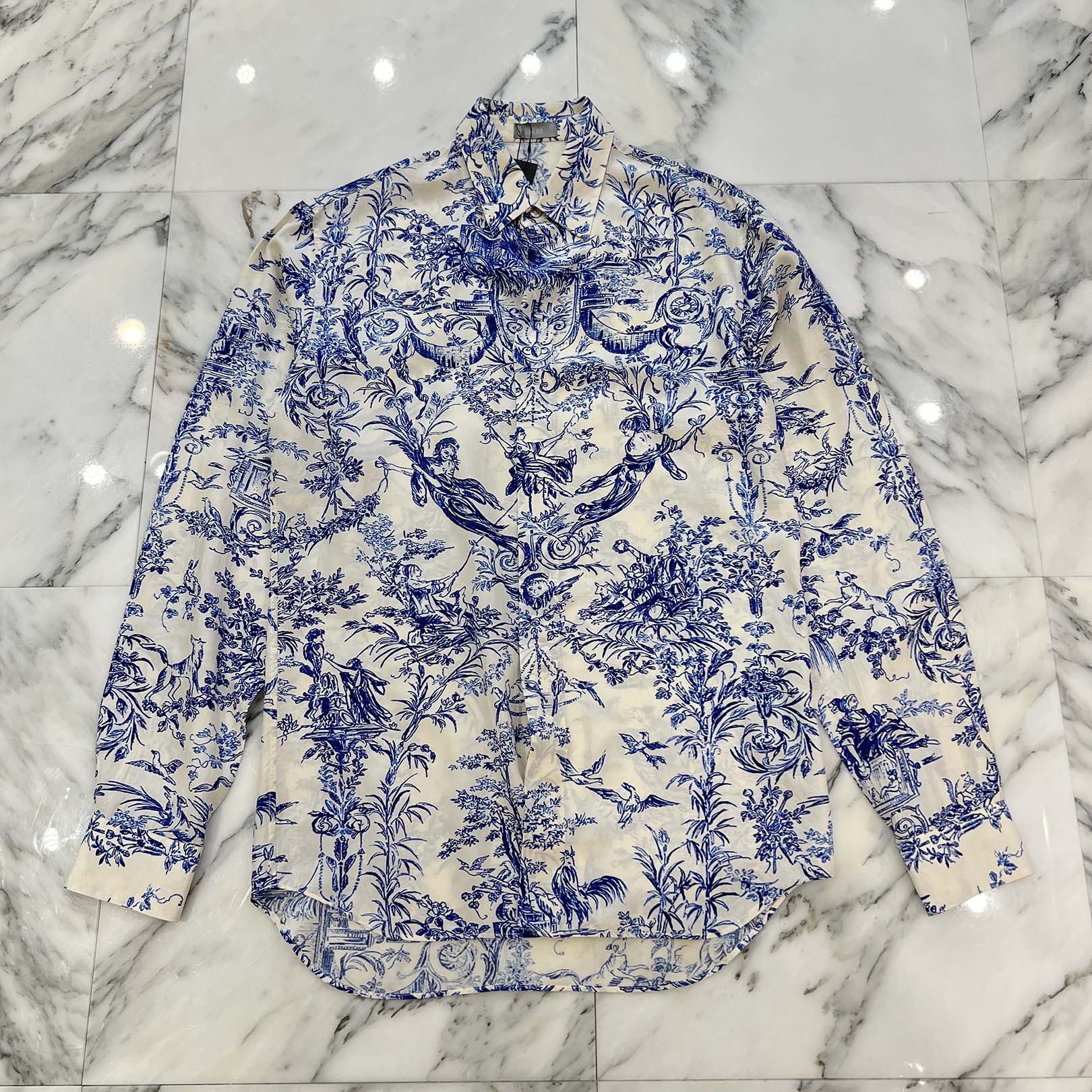 クリスチャンディオール サイズ:34  25SS  521B87A3356 刺繍コットンブラウス 中古 BS99 クリスチャンディオール サイズ:34 25SS 521B87A3356 刺繍コットン