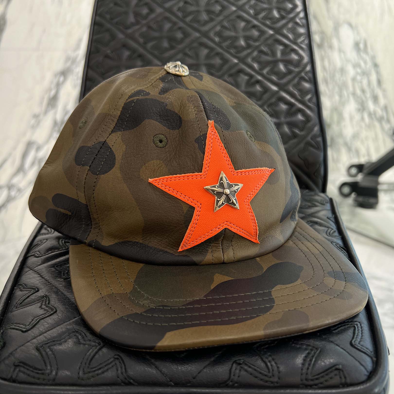 CHROME HEARTSカモフラ トラッカーキャップ CHパッチ 中古・古着通販