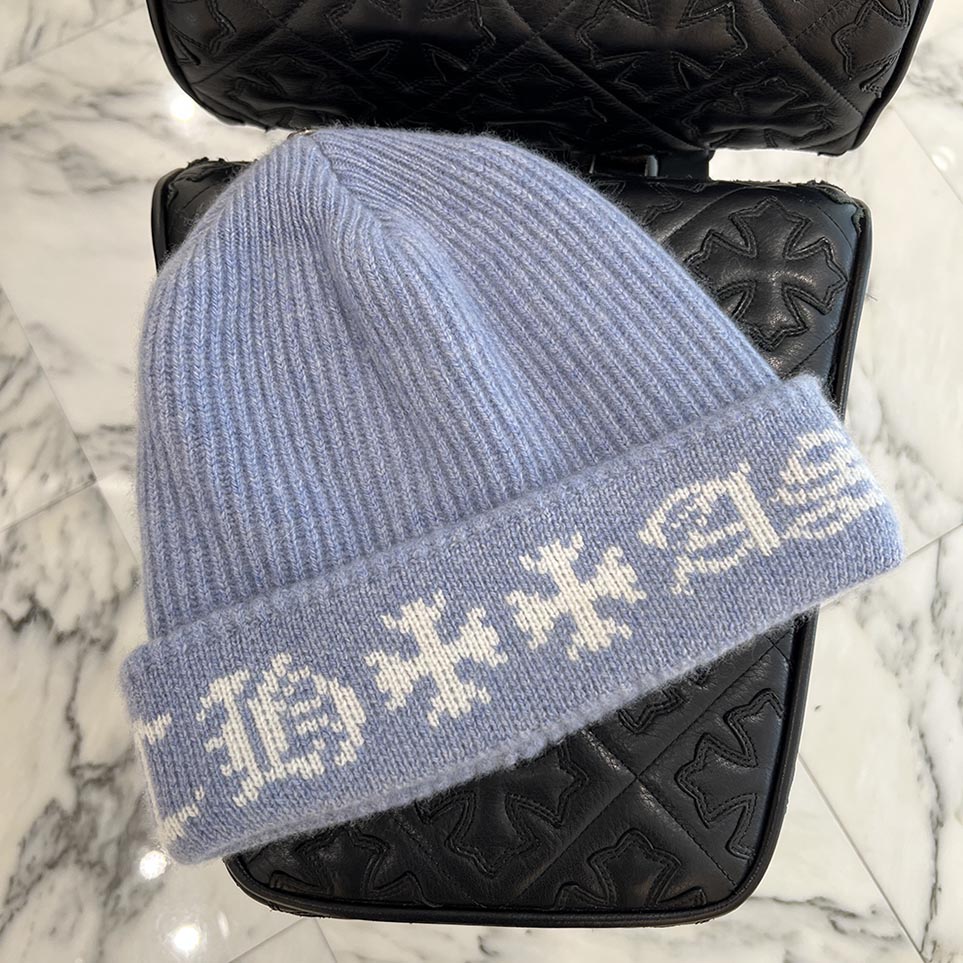 CHRONIC HEARTS ブラック ビーニーニット帽 楽天市場】CHROME HEARTS クロムハーツ BIG DADDY CASHMERE BEANIE