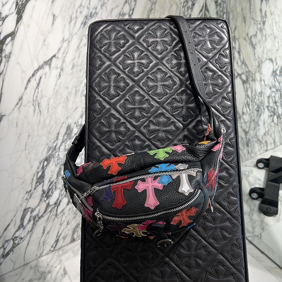 楽天市場】CHROME HEARTS SNAT BAG MINI MULTI COLOR CROSS LEATHER